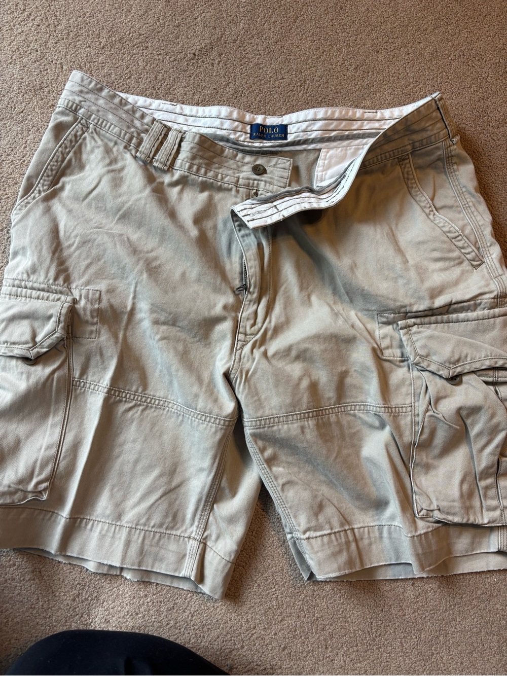 Ralph Lauren Polo Men's Light Khaki Cargo Shorts
